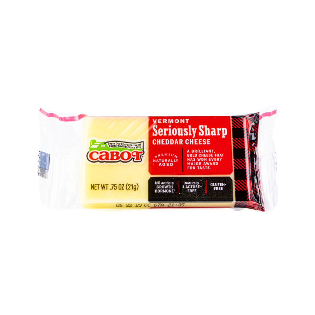 Cabot Serioulsy Sharp Cheddar Snack Pack – Marin Cheese